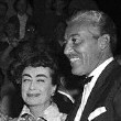 At the 9/29/54 'Star is Born' premiere, with unknown man, Marie Wilson, and Cesar Romero.