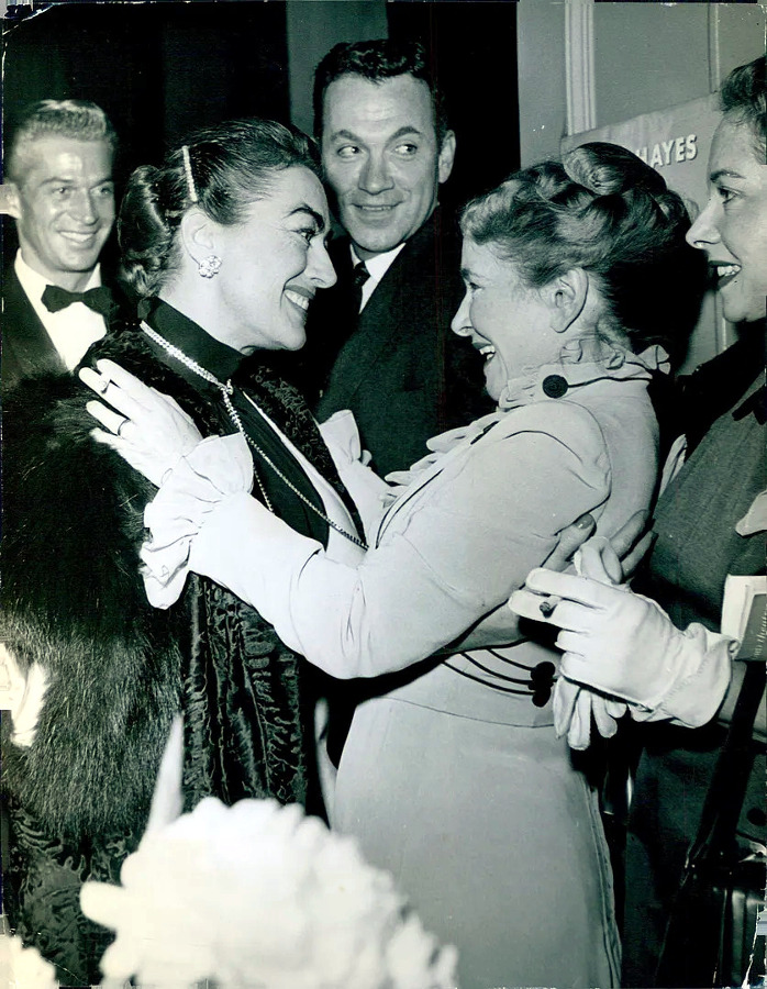 1954. With Helen Hayes.