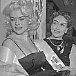 December 1955. Joan with Jayne Mansfield and Hope Hampton at a NYC benefit for the Actors' Studio. Click this link to see 3 photos.