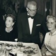 1955. With husband Al Steele and Christina aboard the 'Queen Mary.'