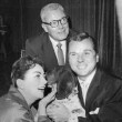 October 1955. With Al Steele and Jackie Cooper in Hollywood.
