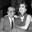 June 1955 in Rome with husband Al Steele.
