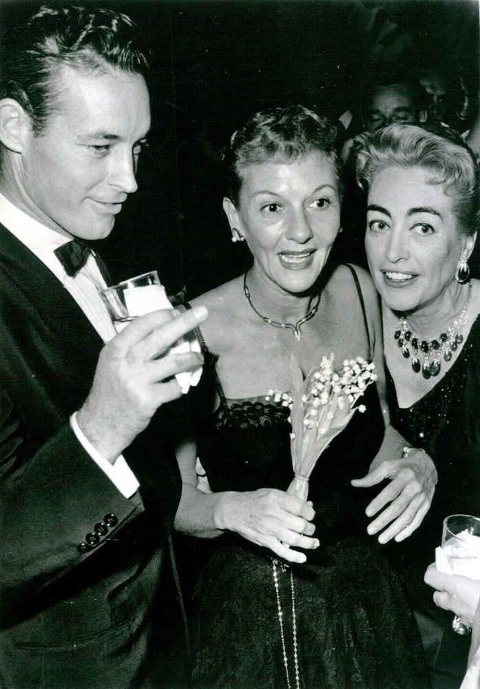 October 1957. At Joan-hosted party for Mary Martin after TV premiere of 'Annie Get Your Gun.'