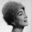 1960. Publicity photo released upon receiving her Golden Hat Award.