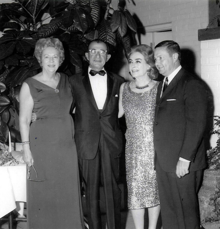 Circa 1967. With businesswoman Mary Roebling and Pepsi exec Herb Barnet (center).