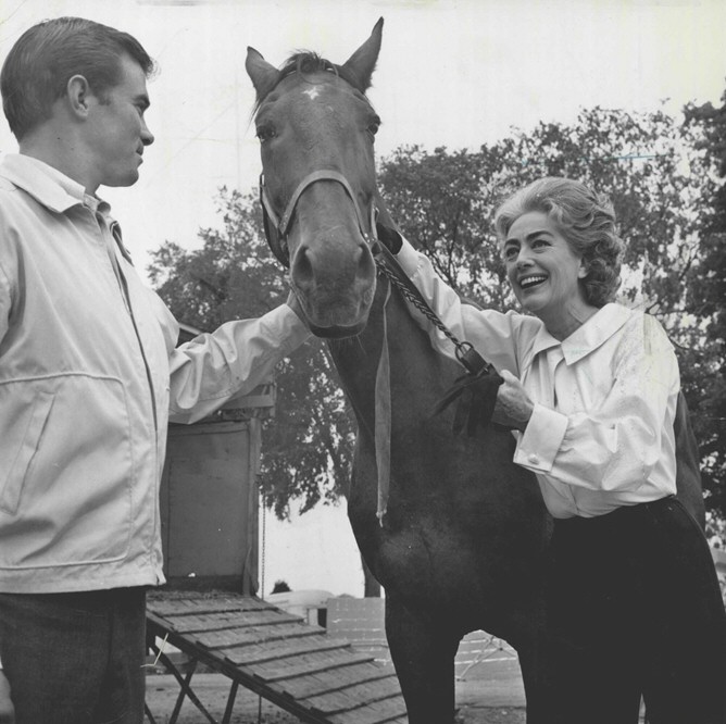 1963. On the set of 'Route 66.'