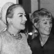 1966. At the Westport Country Playhouse in Connecticut with Christina and Joan Bennett. (Thanks to Bryan Johnson.)