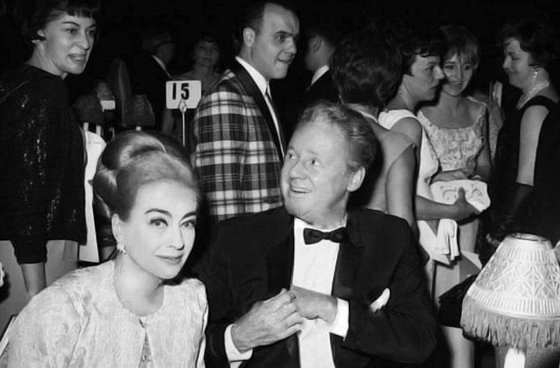 3/12/67. With Van Johnson at the Waldorf's benefit for Brain-Injured Children. (Thanks to Bryan Johnson.)