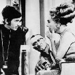 1969. On the set of 'Night Gallery' with director Steven Spielberg.