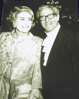 1969. With Dore Freeman at the Governor's Ball.