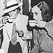 1937. On the set of 'The Bride Wore Red' with director Dorothy Arzner.