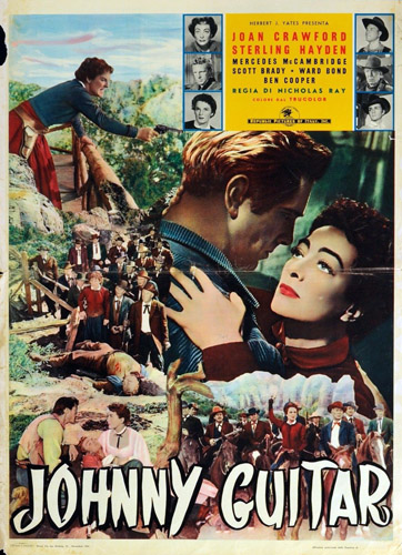 'Johnny Guitar' Italian poster.