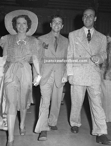 August 1939, with Charles Martin and Sydney Guilaroff.